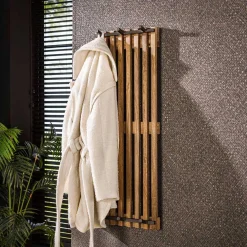 Wohnen Garderoben<Design Garderobe aus Mangoholz in Sand - Laan