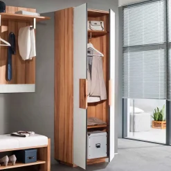 Wohnen Garderoben<Design Garderobenmöbel zweifarbig - Mandrey (dreiteilig)