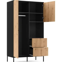 Wohnen Schränke<Design Garderobenschrank in Wildeiche - Cavan
