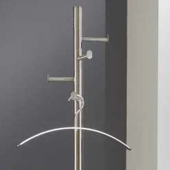 Wohnen Garderoben<Design Garderobenständer aus Edelstahl Marcs gebürstet