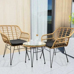 Wohnen Sitzgruppe<Design Garten Sitzgruppe für Zwei - Kolage (dreiteilig)