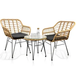 Wohnen Sitzgruppe<Design Garten Sitzgruppe für Zwei - Kolage (dreiteilig)
