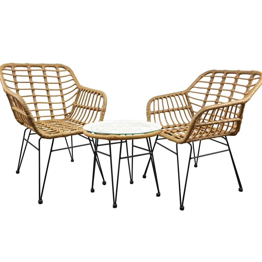 Wohnen Sitzgruppe<Design Garten Sitzgruppe für Zwei - Kolage (dreiteilig)