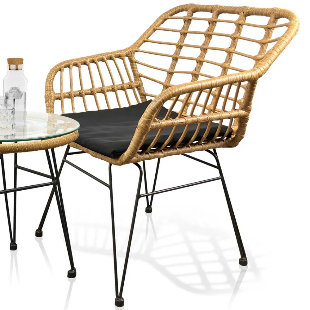 Wohnen Sitzgruppe<Design Garten Sitzgruppe für Zwei - Kolage (dreiteilig)
