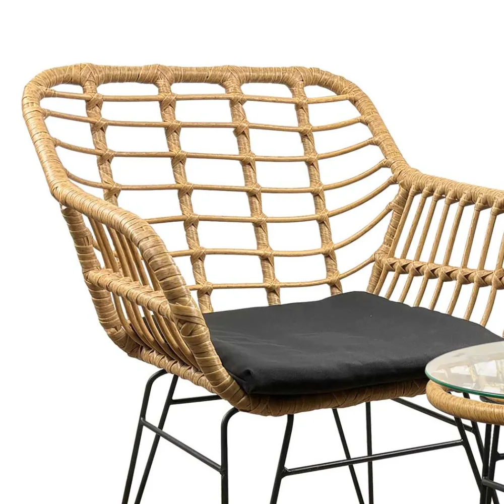 Wohnen Sitzgruppe<Design Garten Sitzgruppe für Zwei - Kolage (dreiteilig)