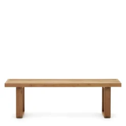 Wohnen Sitzbank<Design Gartenbank aus Teak Recyclingholz - Torina