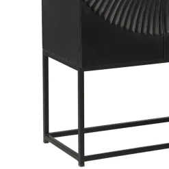 Wohnen Vitrinen<Design Highboard in Schwarz und Gold - Oglio