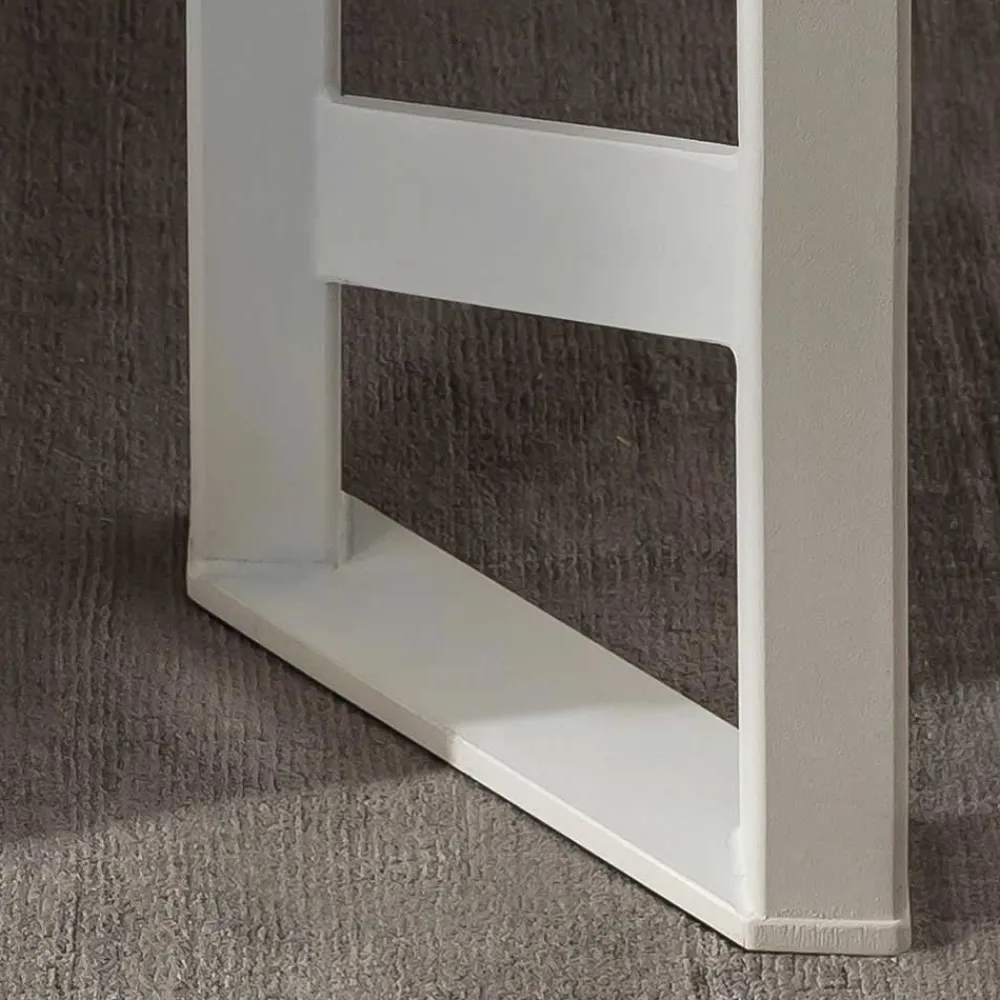 Wohnen Betten<Design Himmelbett in Eiche Natur & Weiß - Risa