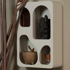 Wohnen Regale<Design Hängeregal in Hellgrau - Martinus
