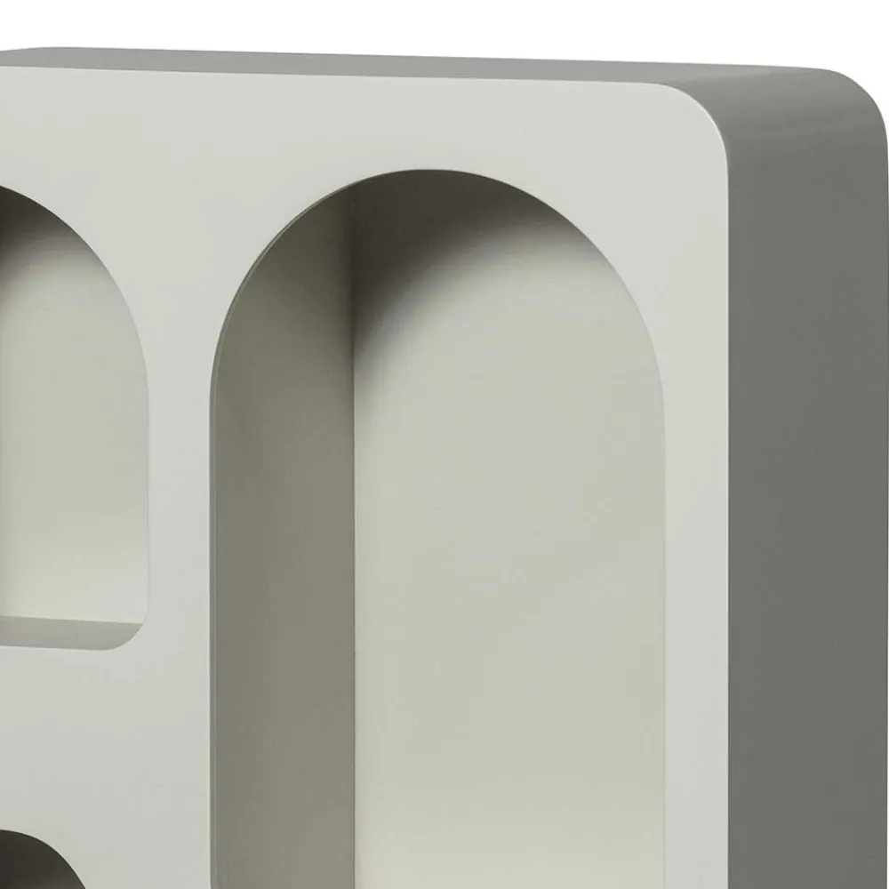 Wohnen Regale<Design Hängeregal in Hellgrau - Martinus