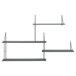 Wohnen Regale<Design Hängerregal mit vier Böden - Asiatino