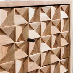 Wohnen Kommoden<Design Holz Nachtkommode aus Akazie - Liniavo