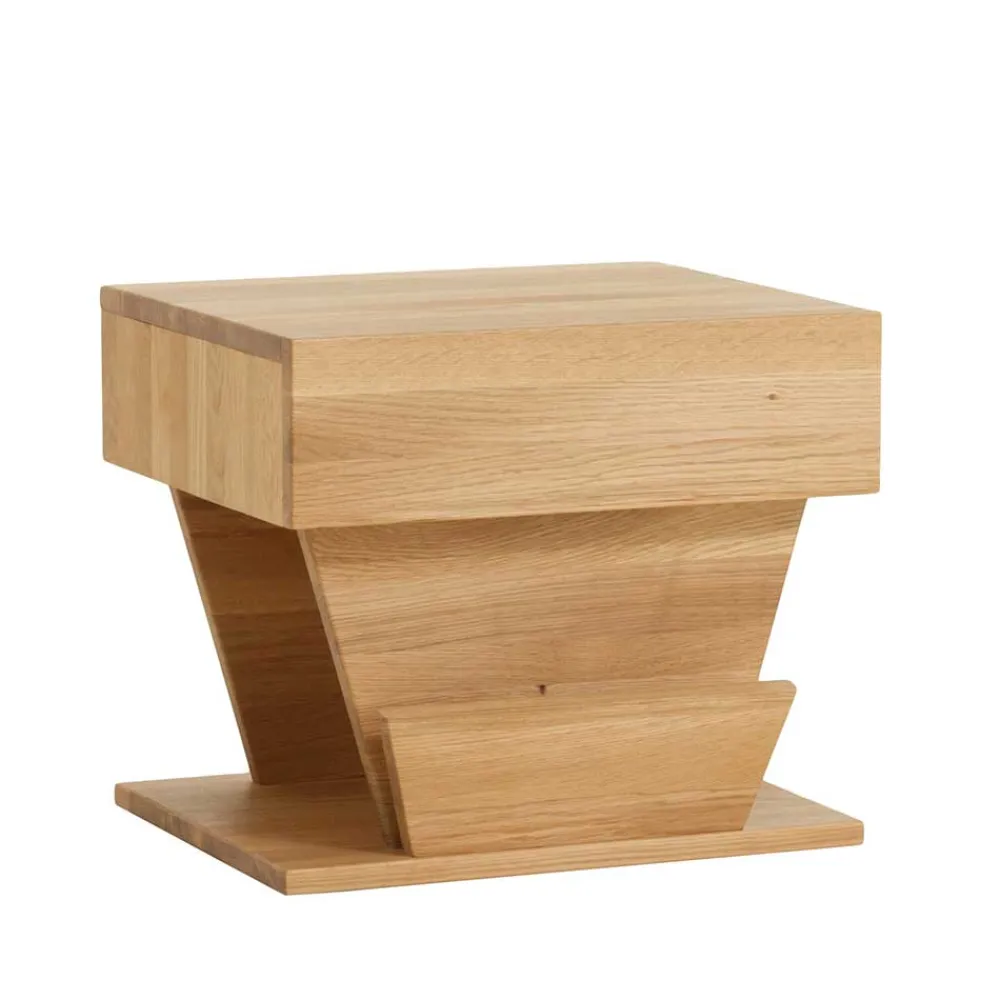 Wohnen Kommoden<Design Holz Nachttisch Zavatraos mit Zeitungsständer