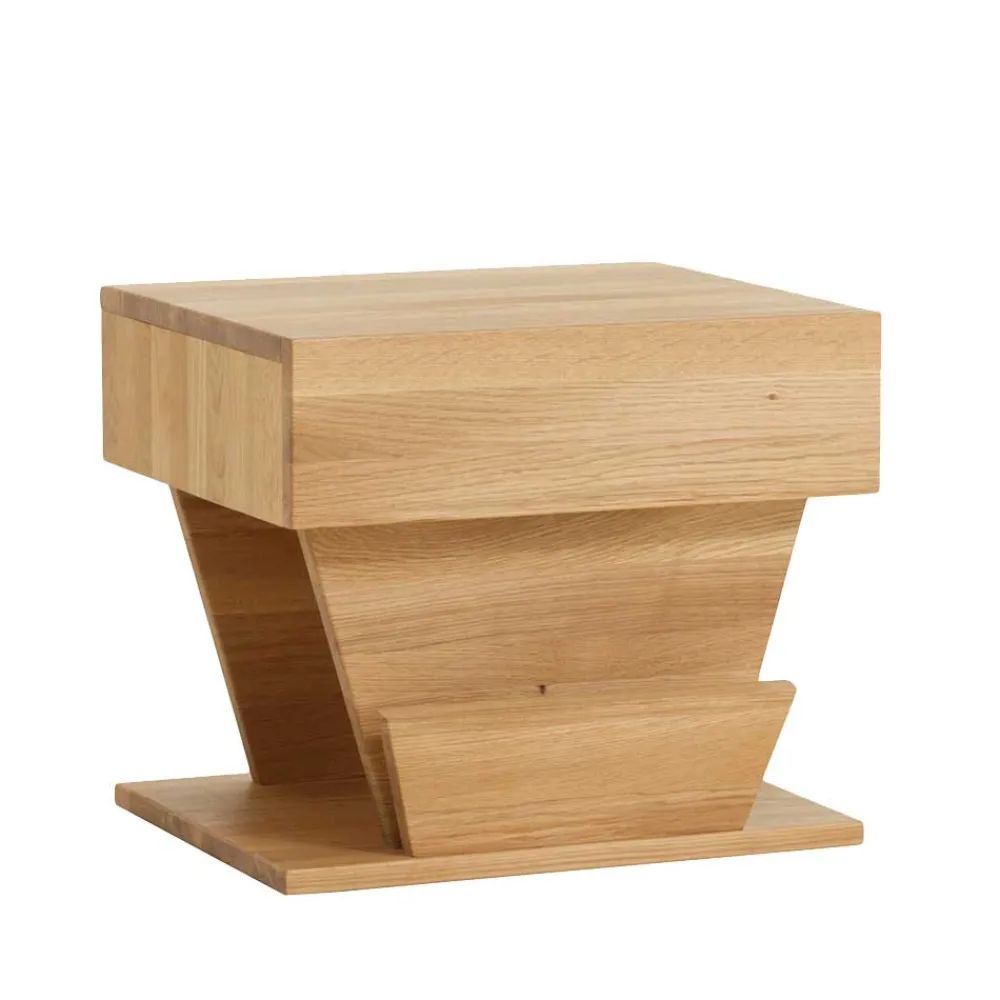 Wohnen Kommoden<Design Holz Nachttisch Zavatraos mit Zeitungsständer