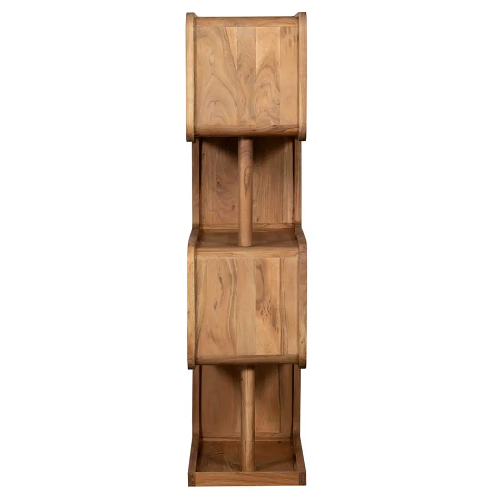 Wohnen Regale<Design Holzregal aus Akazie Massivholz - Selrito