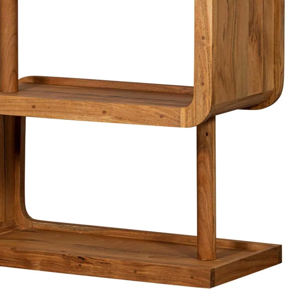 Wohnen Regale<Design Holzregal aus Akazie Massivholz - Selrito