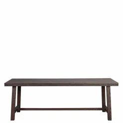 Wohnen Tische<Design Holztisch aus Eiche dunkel lackiert und gebürstet - Vedraza