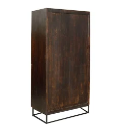 Wohnen Kleiderschränke<Design Kleiderschrank in Walnuss Braun - Solu