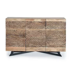 Wohnen Sideboards<Design Kombi-Kommode aus Massivholz - Merlan
