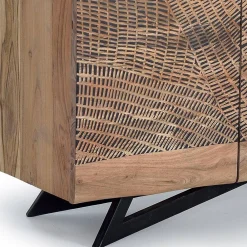 Wohnen Sideboards<Design Kombi-Kommode aus Massivholz - Merlan
