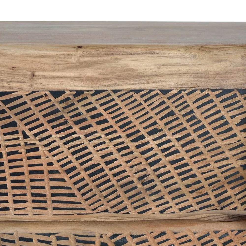Wohnen Sideboards<Design Kombi-Kommode aus Massivholz - Merlan