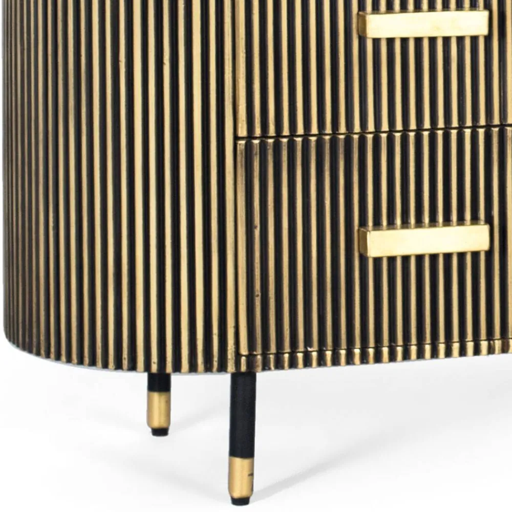 Wohnen Sideboards<Design Kombi-Kommode mit Marmorplatte - Hayato