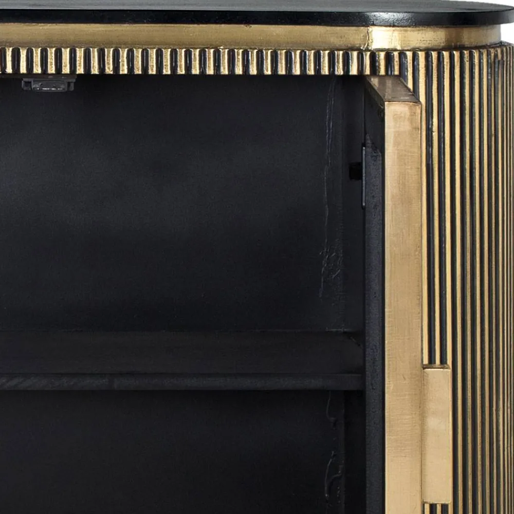 Wohnen Sideboards<Design Kombi-Kommode mit Marmorplatte - Hayato