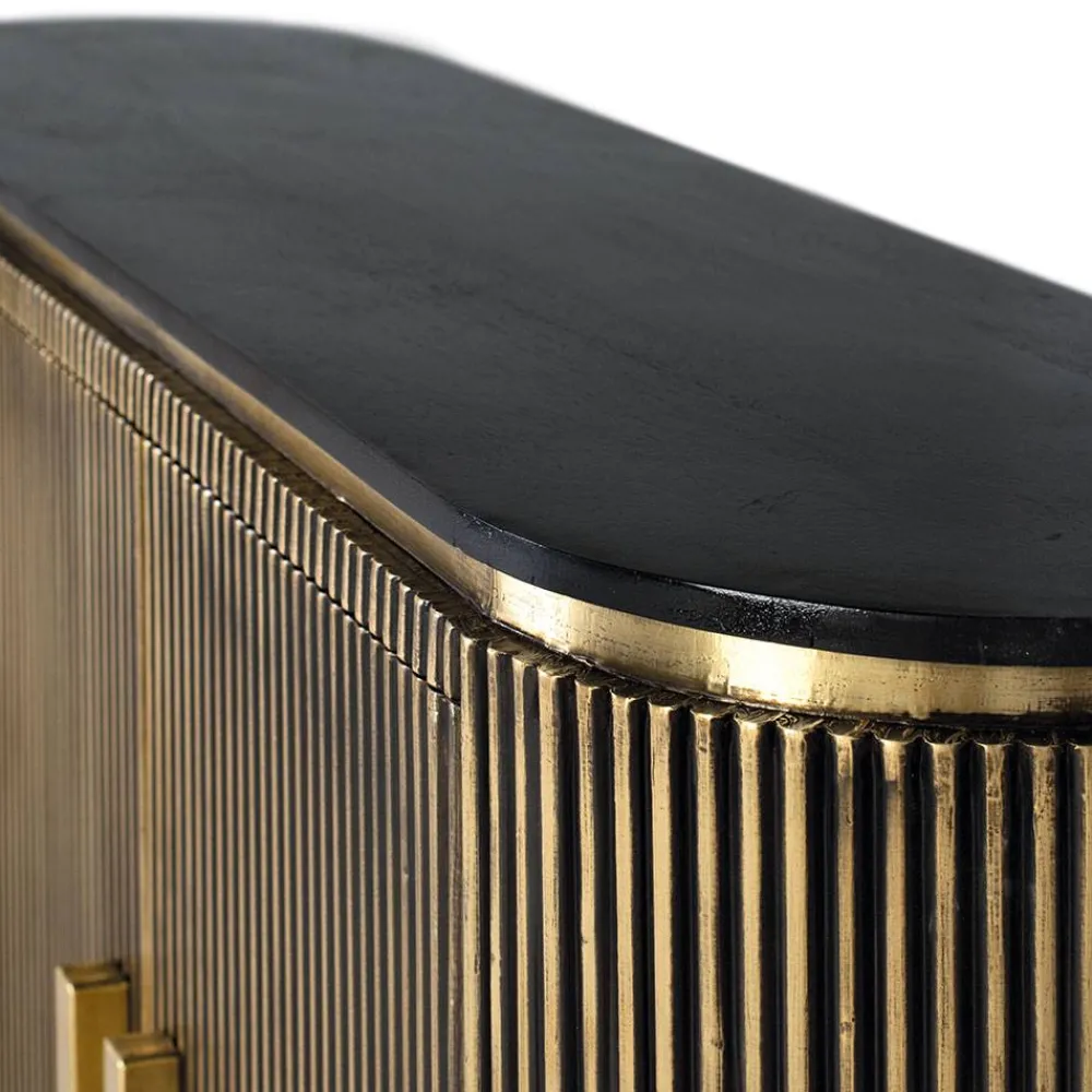 Wohnen Sideboards<Design Kombi-Kommode mit Marmorplatte - Hayato