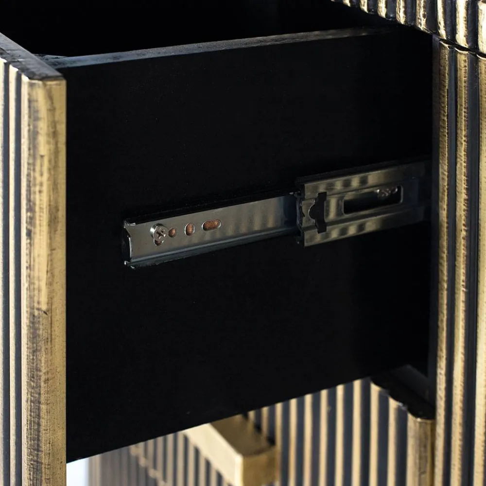 Wohnen Sideboards<Design Kombi-Kommode mit Marmorplatte - Hayato