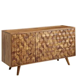 Wohnen Sideboards<Design Kommode aus Sheesham Massivholz - Coroco