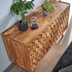 Wohnen Sideboards<Design Kommode aus Sheesham Massivholz - Coroco
