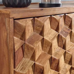 Wohnen Sideboards<Design Kommode aus Sheesham Massivholz - Coroco