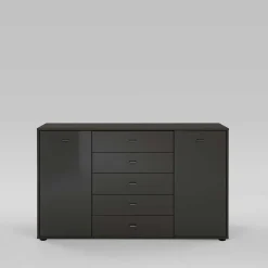 Wohnen Sideboards<Design Kommode Metallo in Graubraun