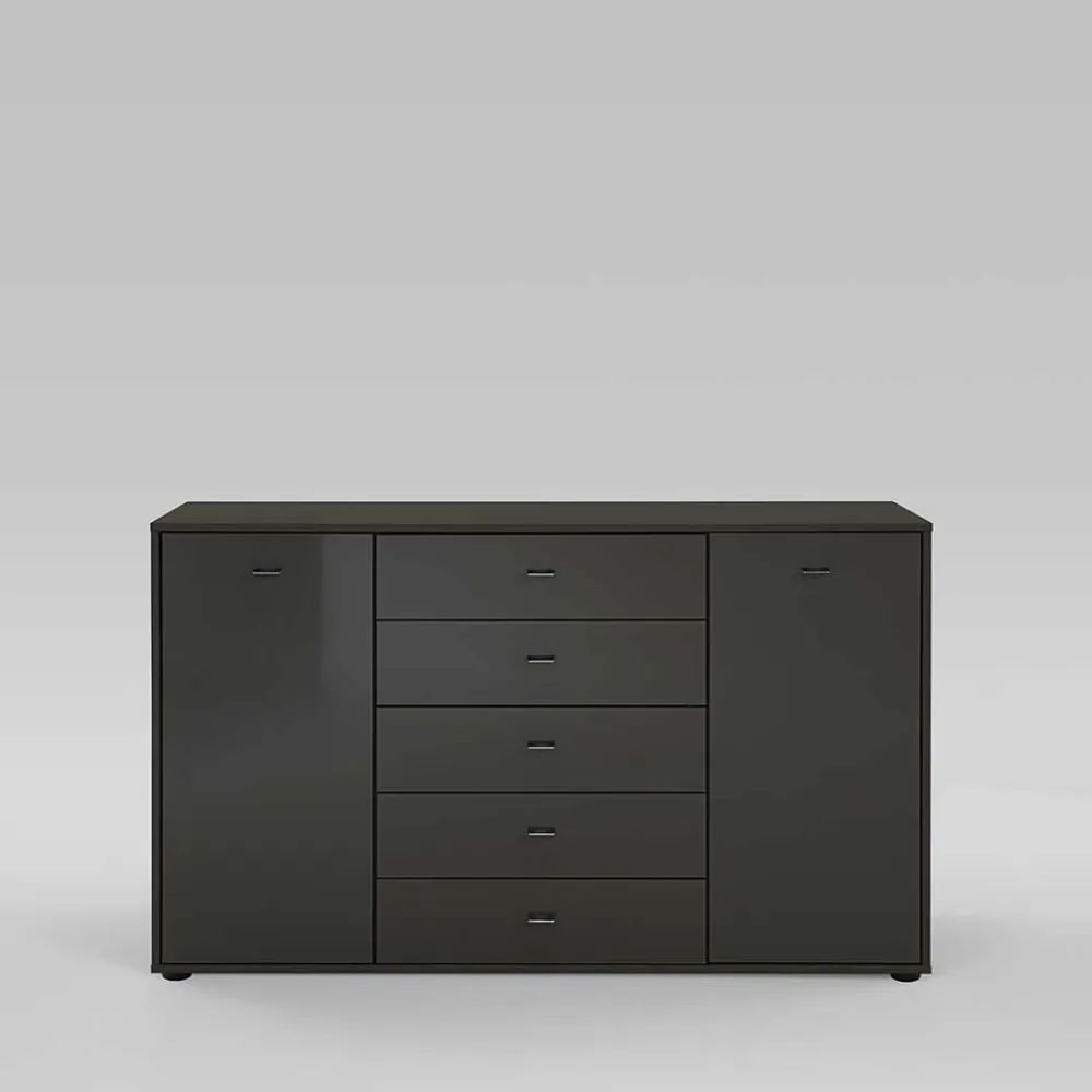 Wohnen Sideboards<Design Kommode Metallo in Graubraun