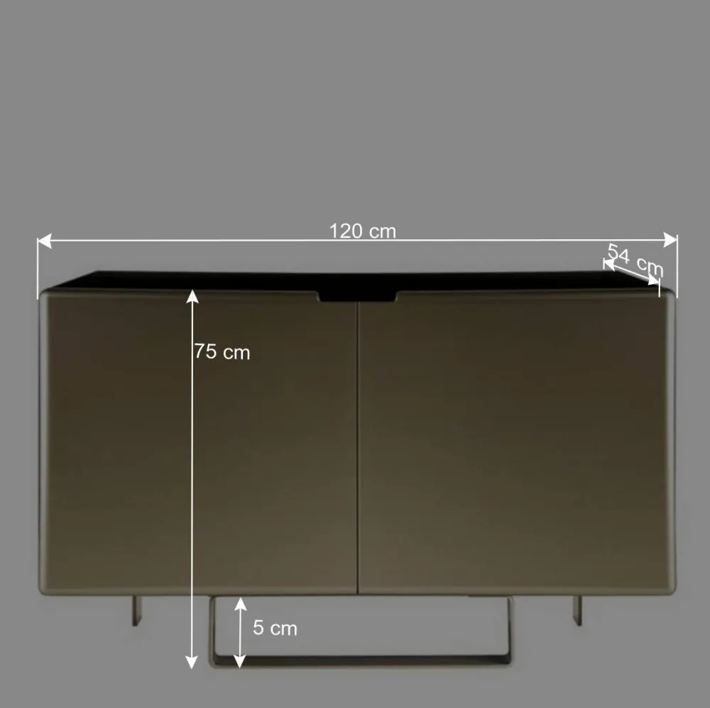 Wohnen Sideboards<Design Kommode mit zwei Türen - Vin