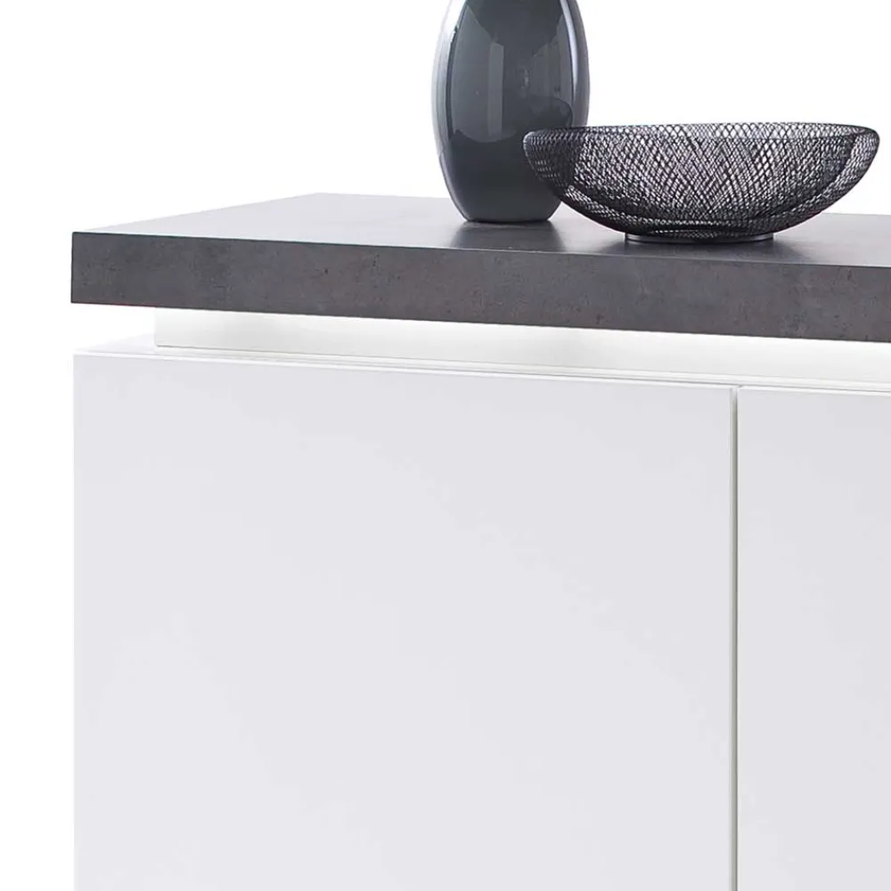 Wohnen Sideboards<Design Kommode Rebelvo mit dimmbarer LED Beleuchtung
