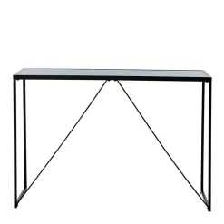 Wohnen Tische<Design Konsolentisch mit Schwarzglas Platte - Burano