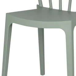 Wohnen Stühle<Design Kunststoff Stuhl in Hellgrün - Dave (2er Set)