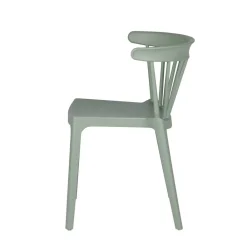 Wohnen Stühle<Design Kunststoff Stuhl in Hellgrün - Dave (2er Set)