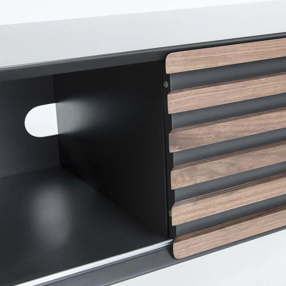 Wohnen Tv & Hifi-Möbel|Lowboards<Design Lowboard für Fernseher Trupea in Dunkelgrau