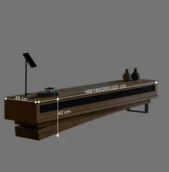 Wohnen Tv & Hifi-Möbel|Lowboards<Design Lowboard im Industry und Loft Stil - Ventida
