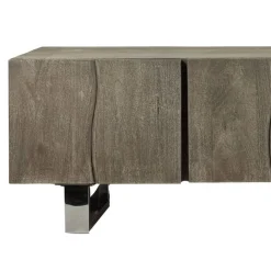 Wohnen Tv & Hifi-Möbel|Lowboards<Design Lowboard in Grau und Chrom - Vientor