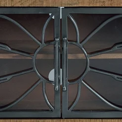 Wohnen Tv & Hifi-Möbel|Lowboards<Design Lowboard mit Glas Metalltüren - Everton