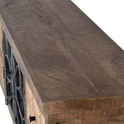 Wohnen Tv & Hifi-Möbel|Lowboards<Design Lowboard mit Glas Metalltüren - Everton