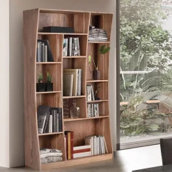 Wohnen Regale<Design Massivholz Bücherregal aus Akazie - Oxeda