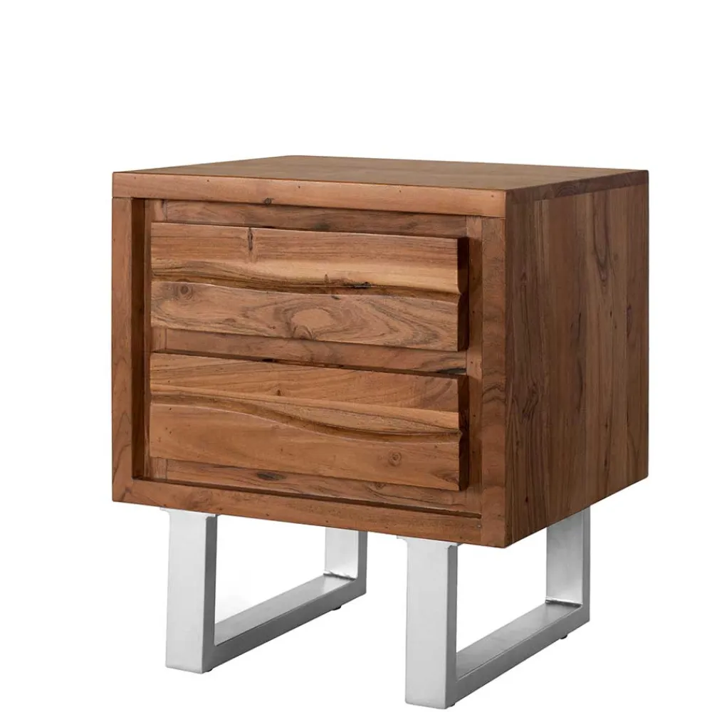 Wohnen Kommoden<Design Nachtkommode aus Akazienholz - Banjee