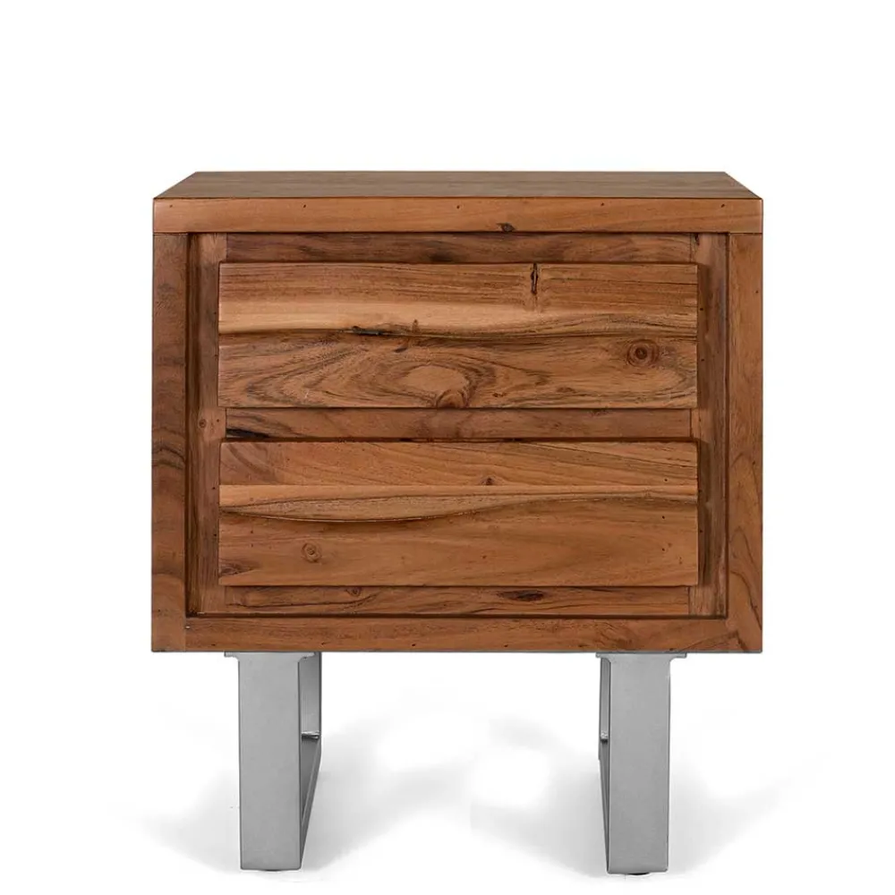 Wohnen Kommoden<Design Nachtkommode aus Akazienholz - Banjee