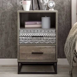 Wohnen Kommoden<Design Nachtkommode mit 62 cm Höhe - Drondo