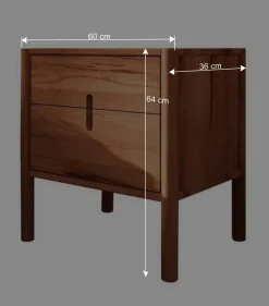 Wohnen Kommoden<Design Nachtkommode 60x64x36 - Indrya