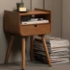 Wohnen Kommoden<Design Nachtkonsole im Holzlook Natur - Paytona